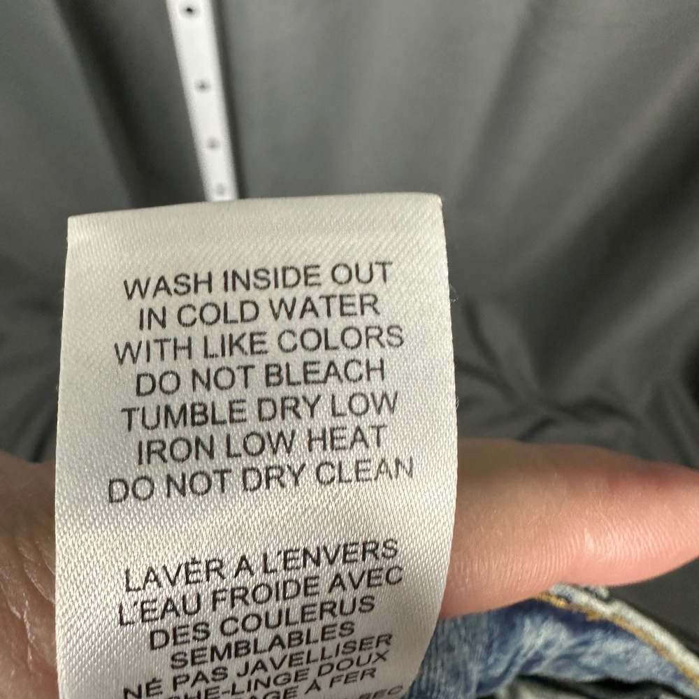 NWT Good American Standard Straight Jeans Sz 10 30 Indigo868 28 Inseam Mid-rise - Picture 10 of 10